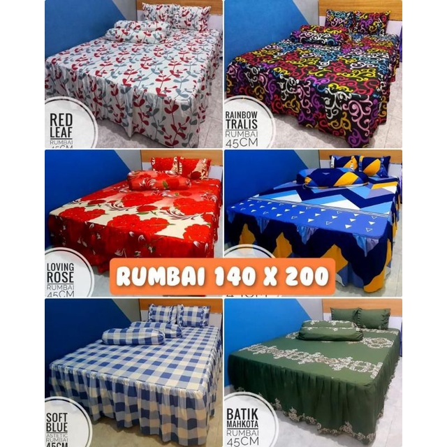 SPREI RUMBAI UK 140X200 CM