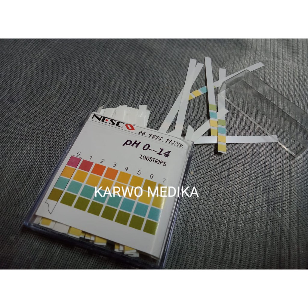 PH Paper test Cek Kadar Asam Basa 0- 14 tes Kertas strip stik PH meter