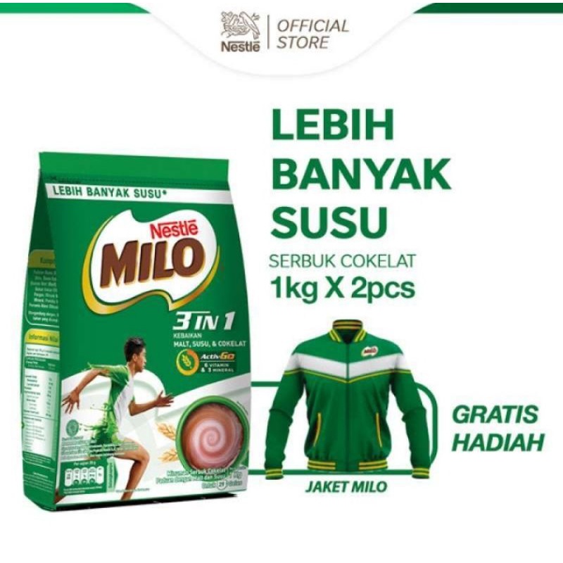Milo 1KG Dan 1,2KG