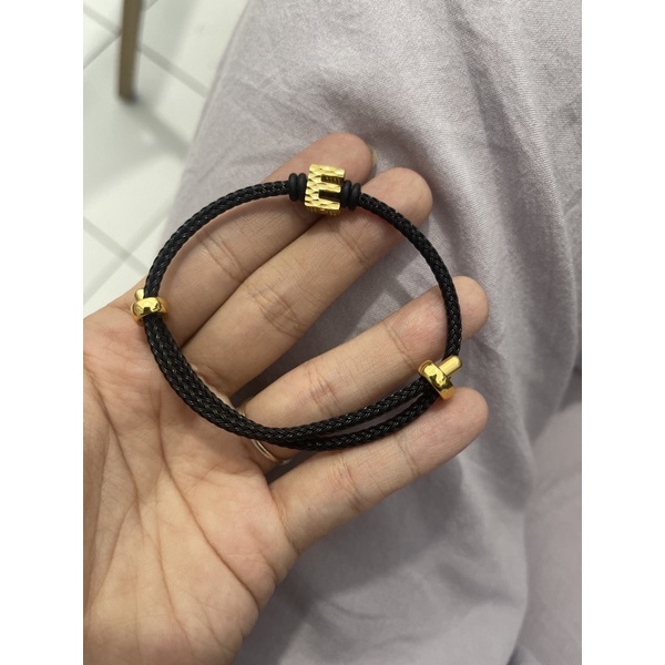 gelang tali huruf e gelang waterproff