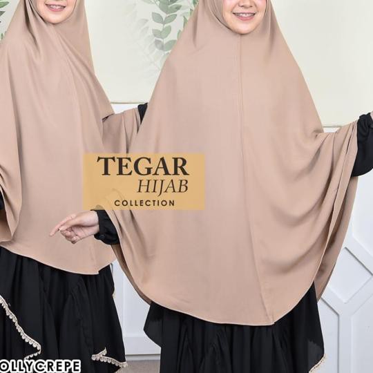 ✺ Khimar syar’i Wolly creap size xxl by:tegar collection ☞