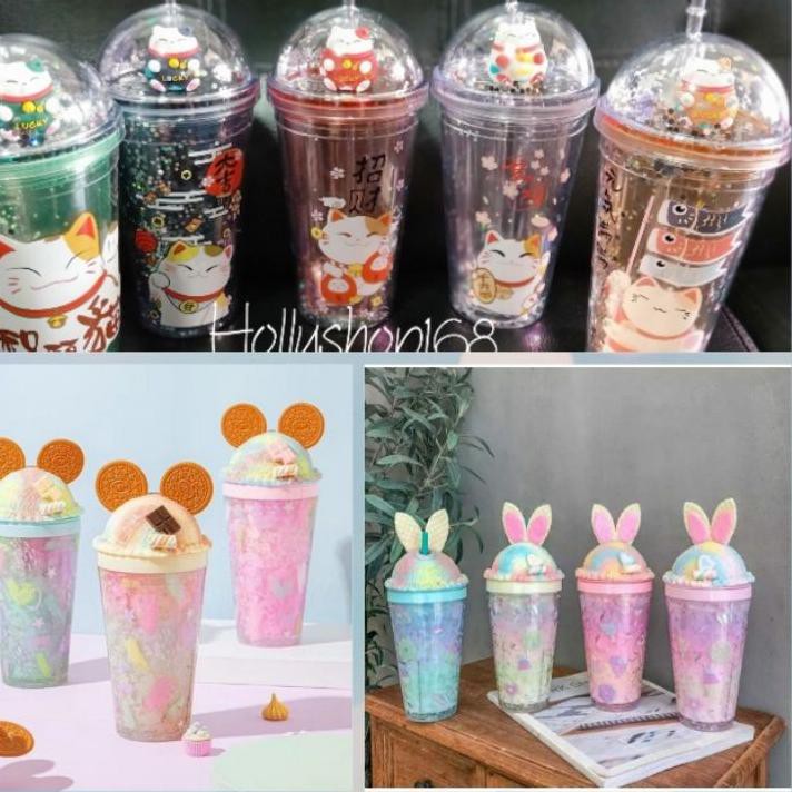 ❆ Tumbler unicorn glitter /botol Minum unicorn/tumbler unicorn ♞