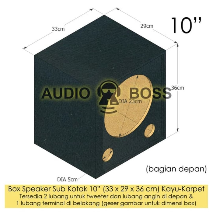 Box speaker 10 inch kotak karpet / box 10inch kotak / box 10&quot; karpet