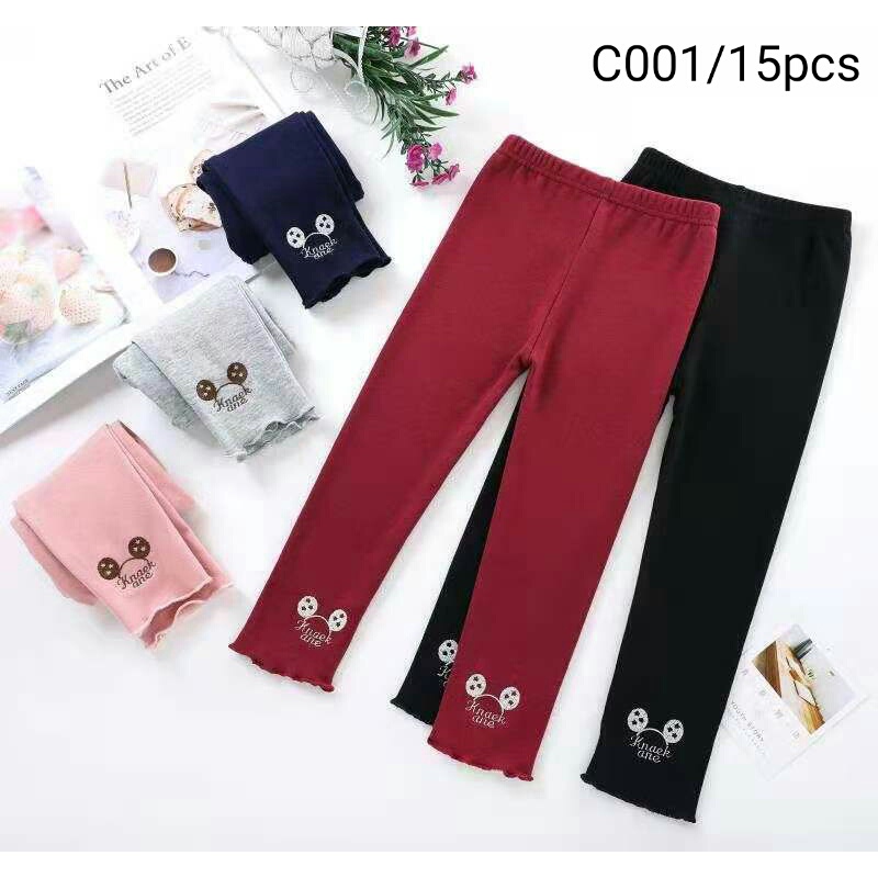 3 Pcs Legging Anak Perempuan Import Paket 3 Pcs Leging bayi balita 100% Cotton Import Ukuran 6 bulan - 10 tahun