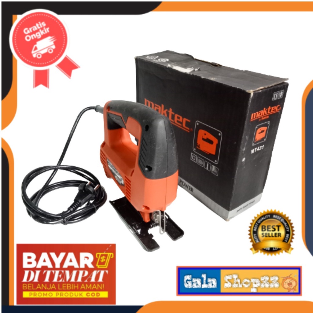 Gergaji Jigsaw Triplek /Mesin Jig Saw Ukir Kayu Triplek MAKTEC MT431 Original