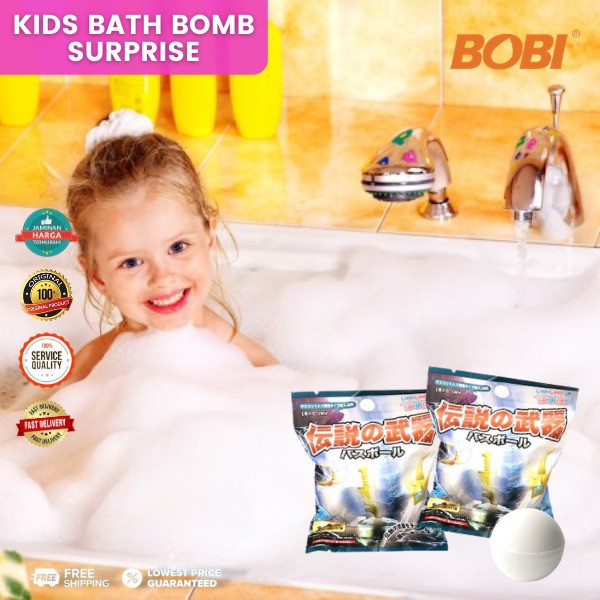 Bath Bomb Surprise - Mainan Anak - Mandi Busa Anak Garam Rendam