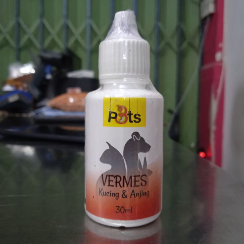 Pets Vermes 30ml Obat pembasmi Cacing Kucing Anjing