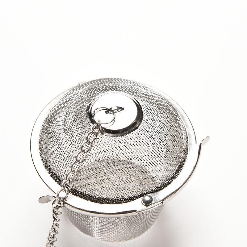 Practical Tea Ball Spice Strainer Mesh Infuser Filter Stainless Steel Herbal New