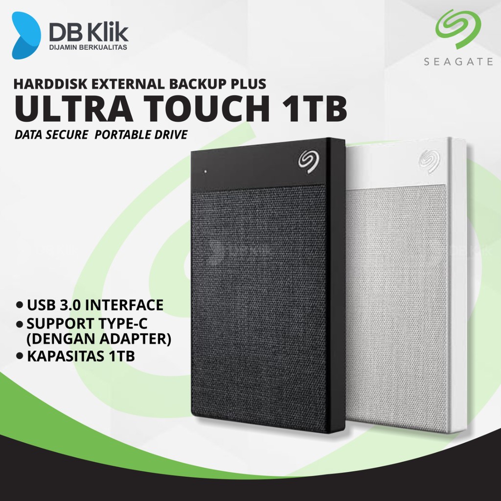 Harddisk External Seagate Ultra Touch 1TB 2,5 Inch