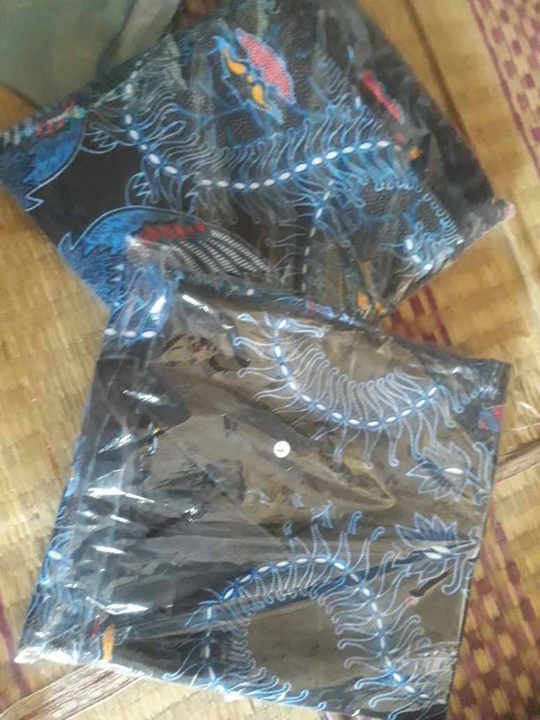 Maura Couple - Sania Ruffle Batik Couple Ori Ndoro Jowi Dnt Garansi