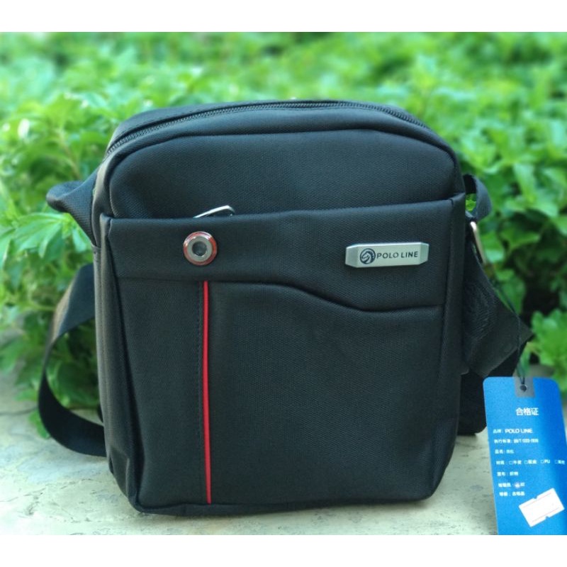 TAS SELEMPANG PRIA POLO LINE ORIGINAL size Kecil