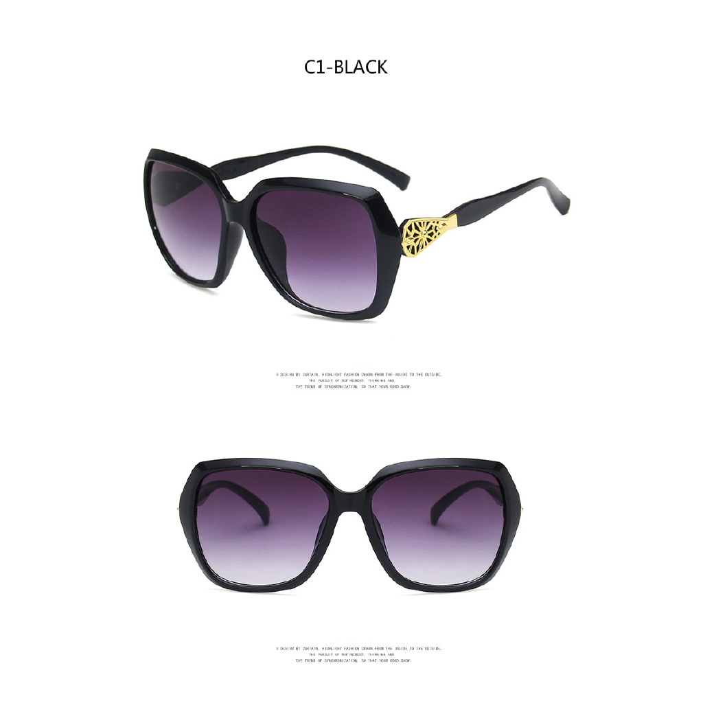 Fashion European and American retro big frame sunglasses with UV protection