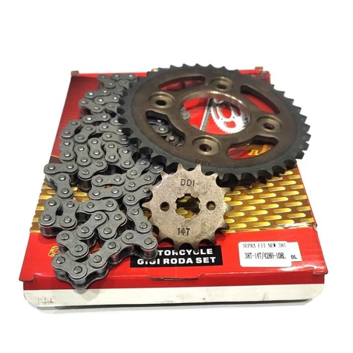 CHAIN KIT DDI SUPRA FIT NEW 38T 428-108L (38T-14T)