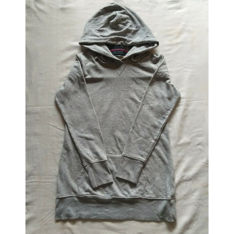 Hoodie Uniqlo Basic Grey Second Original