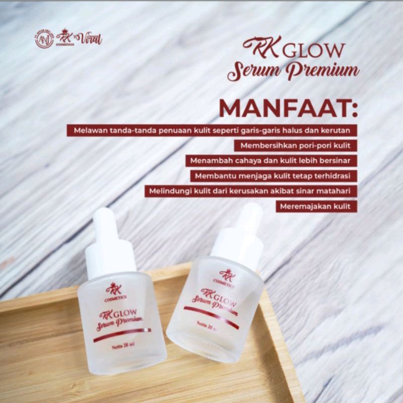 RK Glow Serum Premium Serum Muka Serum jerawat Vitamin Wajah