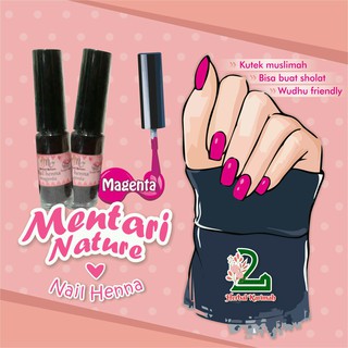  MURAH KUTEK HENNA HALAL Mentari Nature Nail Henna Kutek 