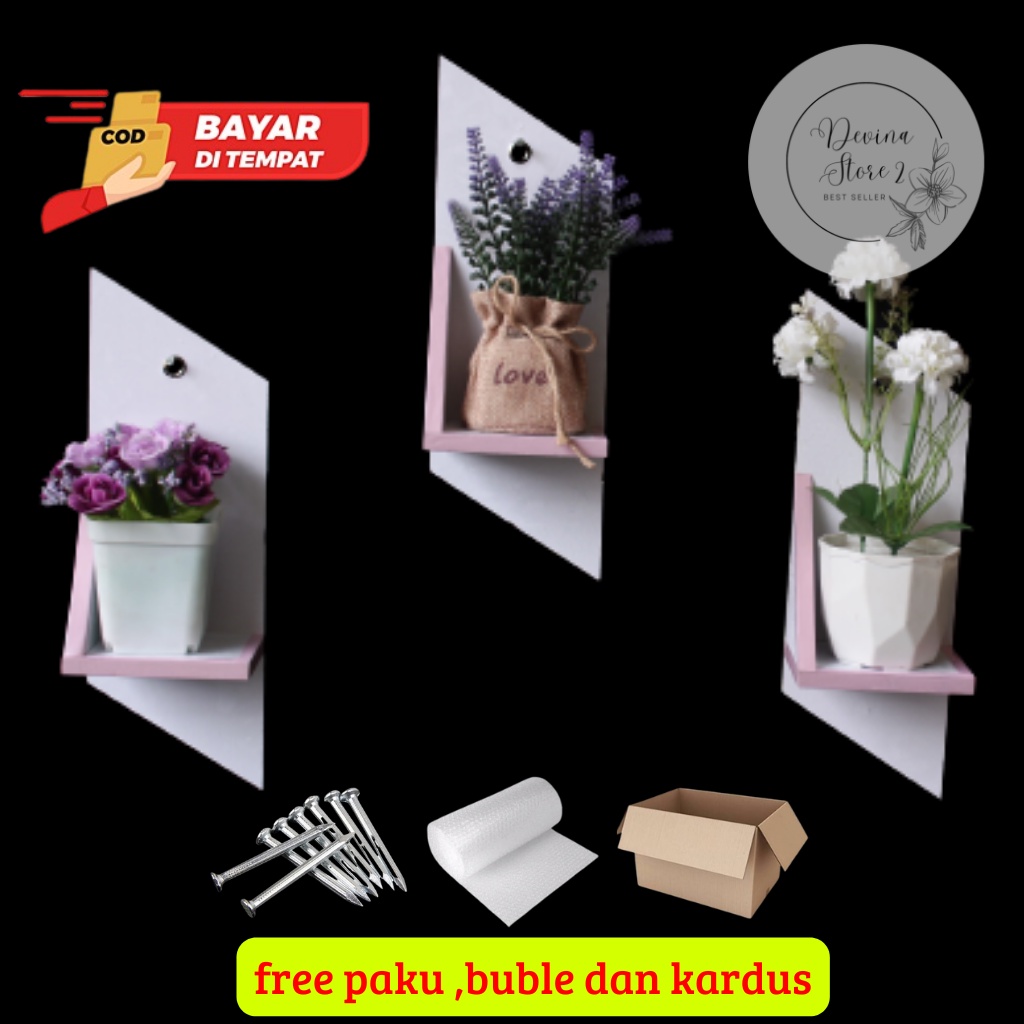RAK HIASAN DINDING PINK||rak hiasan dinding gantung||RAK HIASAN DINDING MINIMALIS||rak hiasan dindin