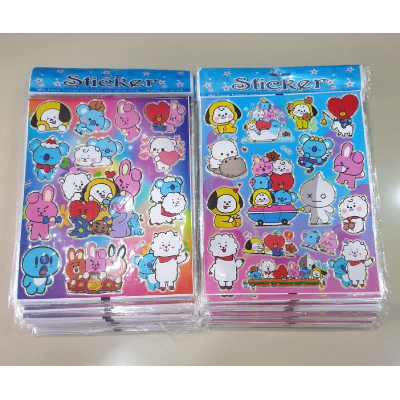 CUTTING STICKER KPOP BTS ARMY CUTE CARTOON BT21 BANGTAN