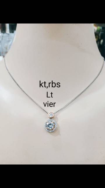 Kalung jewelry merek vier titanium, awet,tahan lama