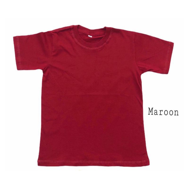 kaos polos anak cotton kombet 30s