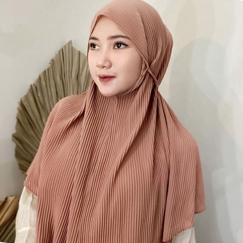 Bergo plisket jilbab