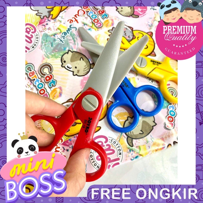 

Mini-Boss Gunting Anak TK / PAUD Sangat Aman Untuk Anak-Anak (Bisa Gunting Kertas) MURAH MERIAH