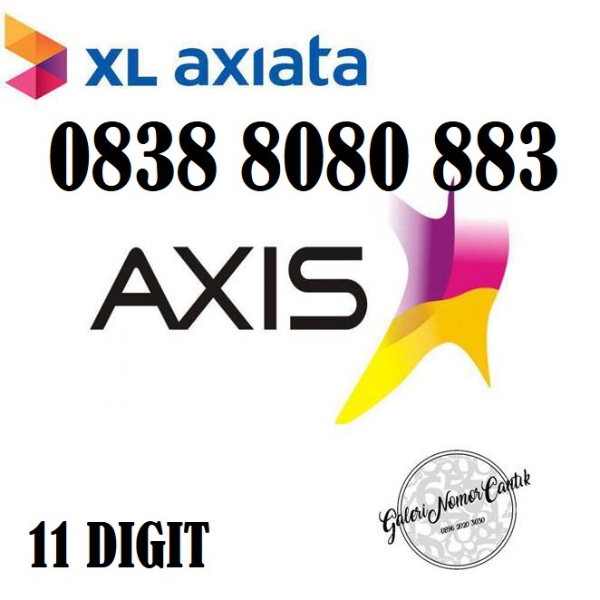 Kartu Perdana Nomer cantik Axis axiata 4G ready 11 DIGIT MINIMALIS 0188
