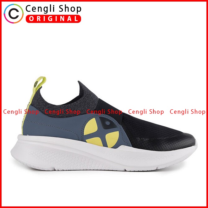 SEPATU SLIP ON HUSH PUPPIES PRIA ORIGINAL CASUAL ASLI BIRU NAVY HM051