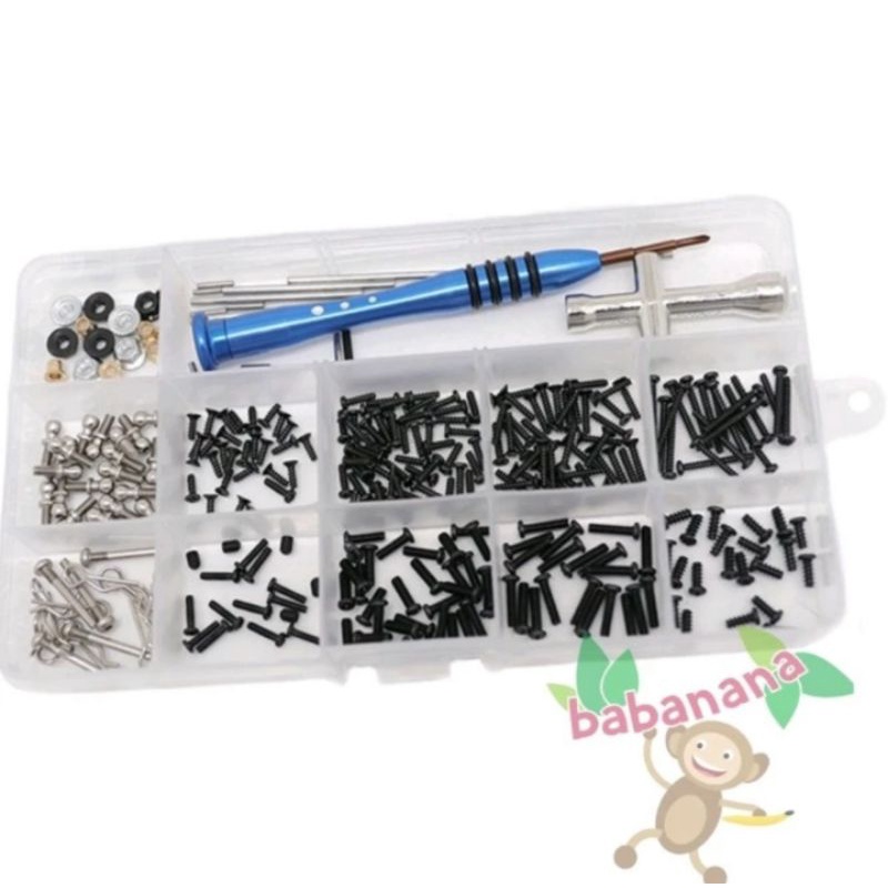 Set baut RC kit assortment obeng sekrup screw remote control part