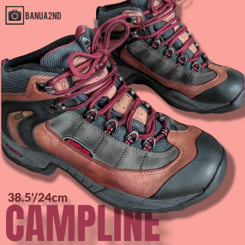 Sepatu Gunung CAMPLINE Sepatu Outdoor Second - Size 39 (SO477)