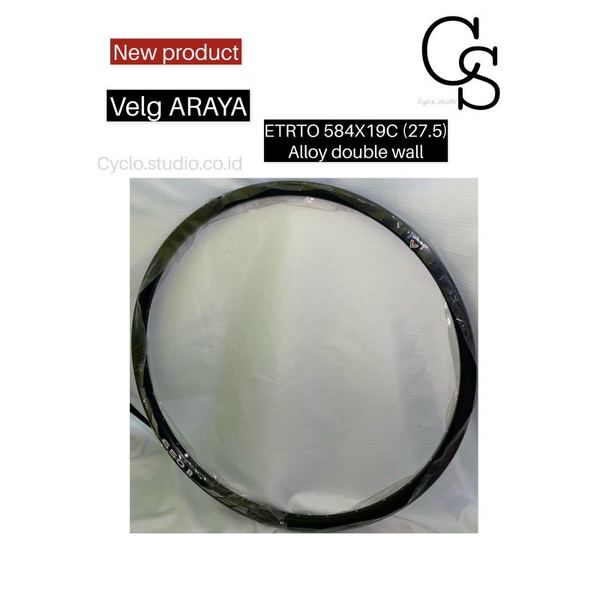 Velg Rims Araya 27.5 DM650 32h Hole 32 Double Wall