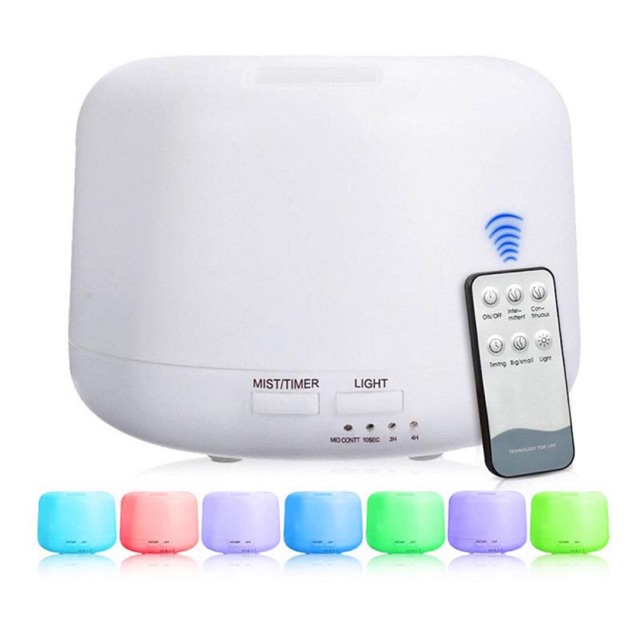 Taffware Humidifier Elektrik + 7 LED - HUMI H24 - White