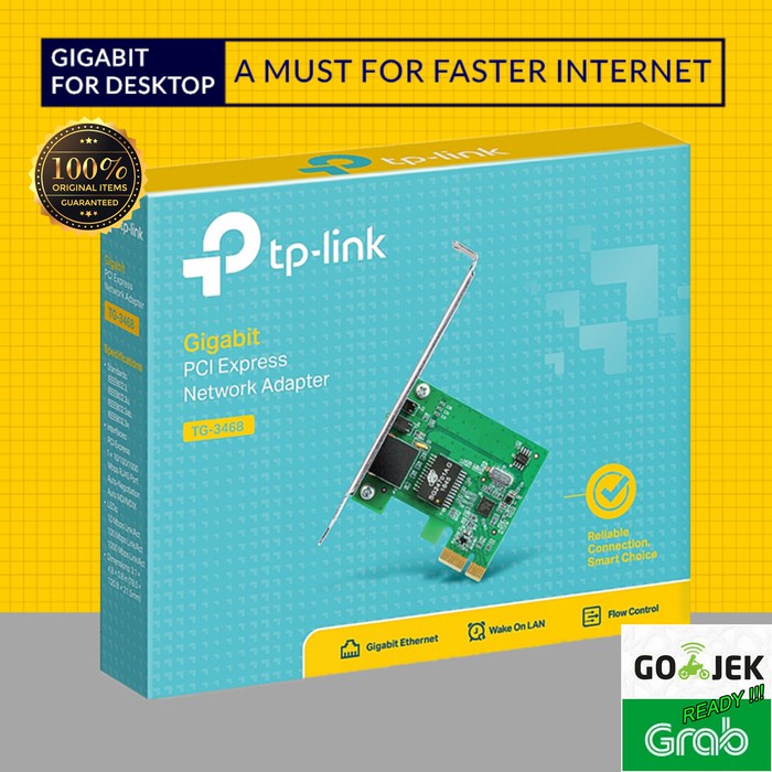 Network Card TPLink TG-3468 Gigabit PCI Express Network Adapter