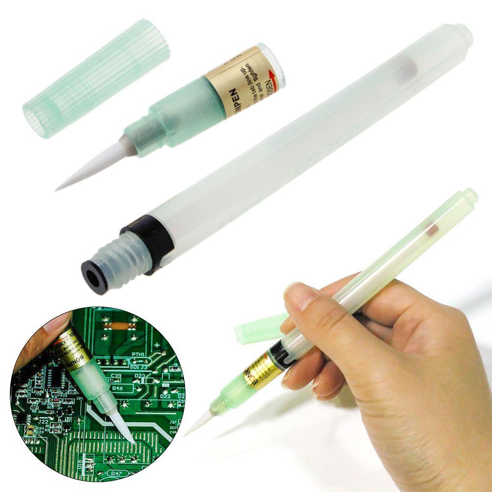 POPULAR Populer 5pcs Pen Las Pembersih-Gratis PCB IC Bagian Flux Las