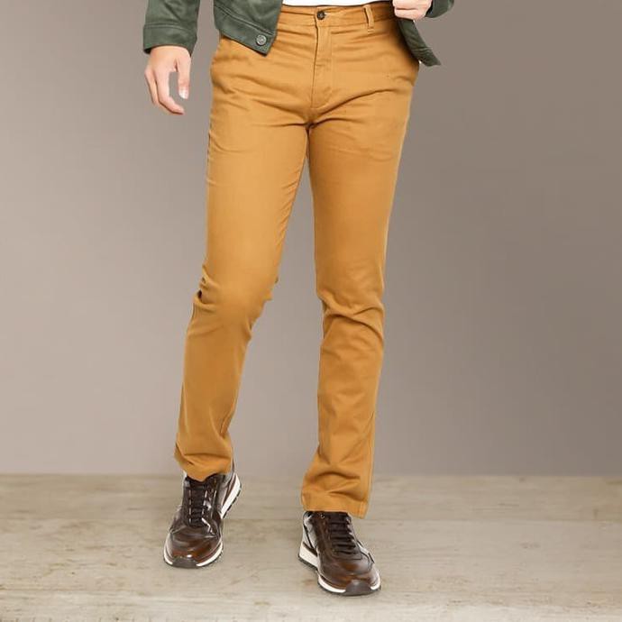 Kent&Crew Chino Pria (5 Pilihan Warna) - Khaki, 31