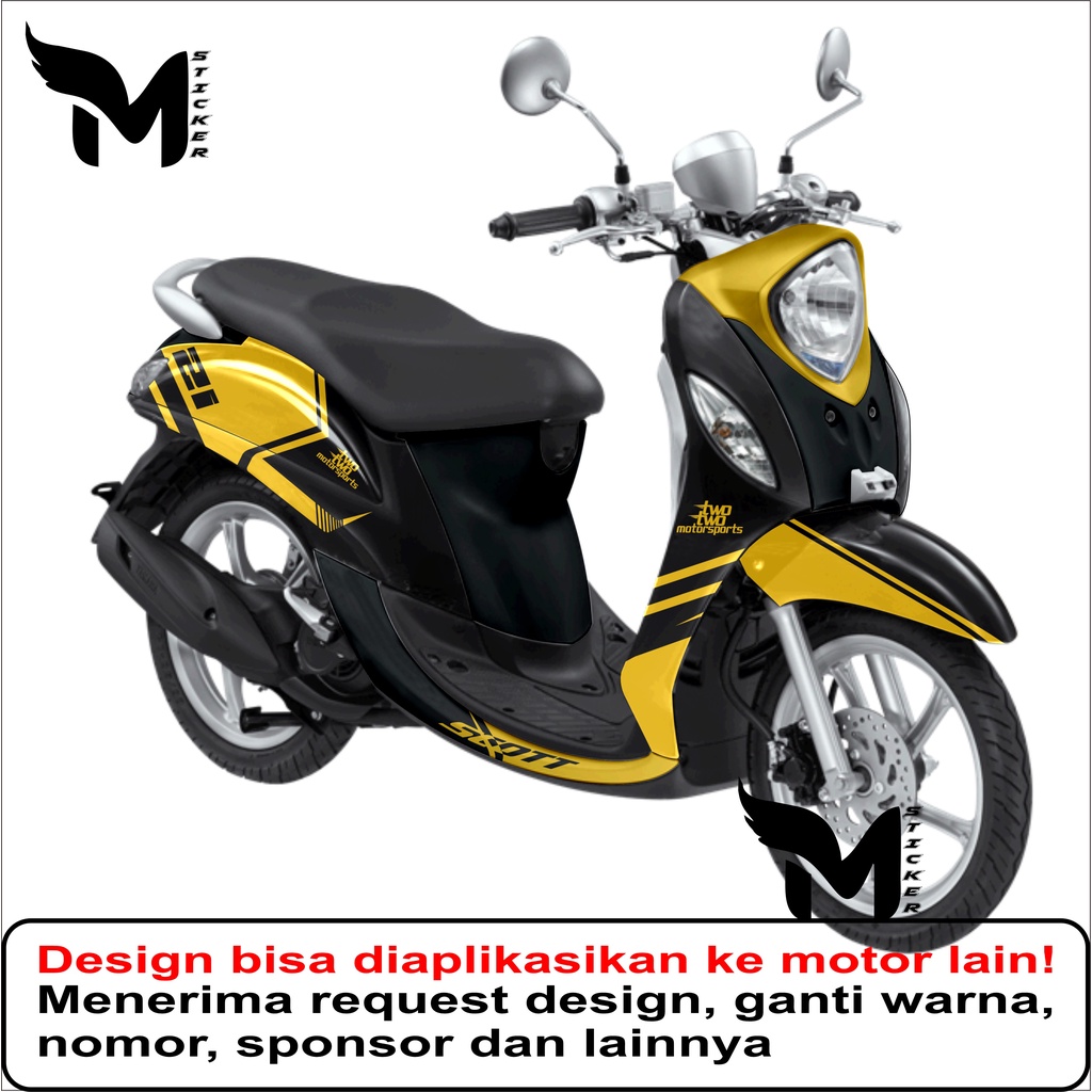 Decal Sticker Fino Full Body Dekal Fino stiker motor Fino
