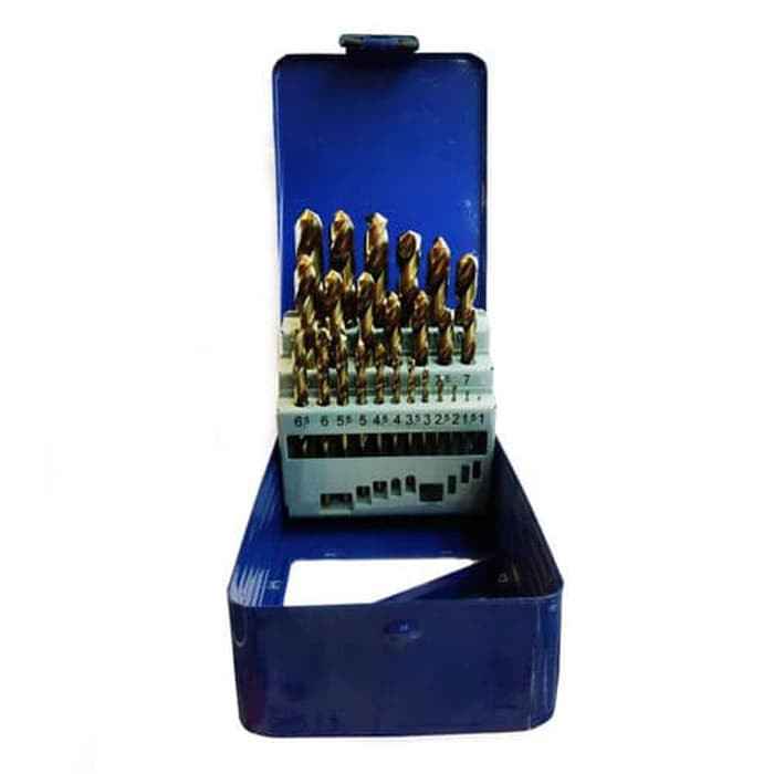 Mata Bor HSS Vander Set 25 Pcs - HSS-M35 Cobalt