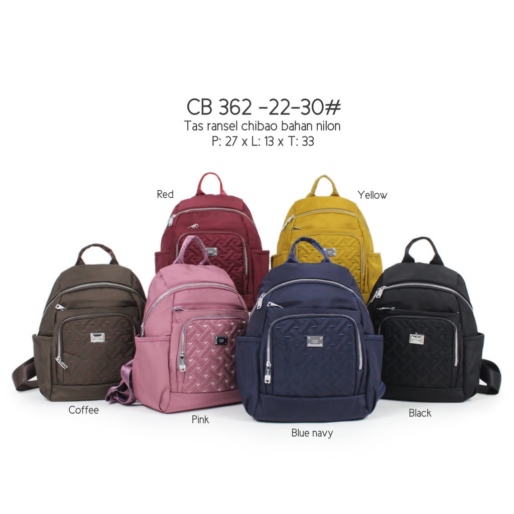 Tas Ransel Wanita Tas Ransel Chibao 362-22 Bahan Kanvas. CRanelhibao Ransel Import Chibao Ori Tas Wanita Tas Ransel Wanita Terbaru Bisa bayar ditempat.!!