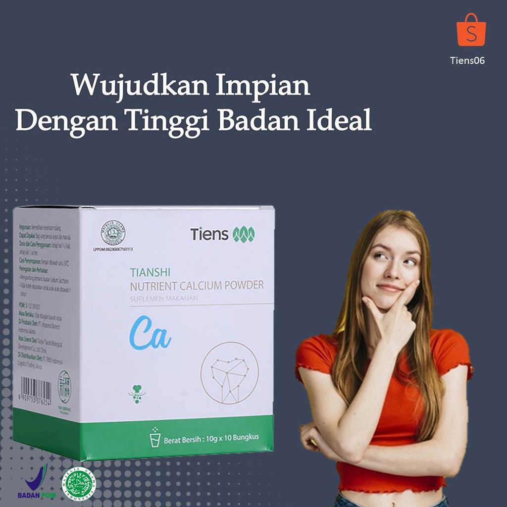 

susu kalsium susu peninggi badan tiens tianshi nutrient calcium powder obat peninggi badan tiens
