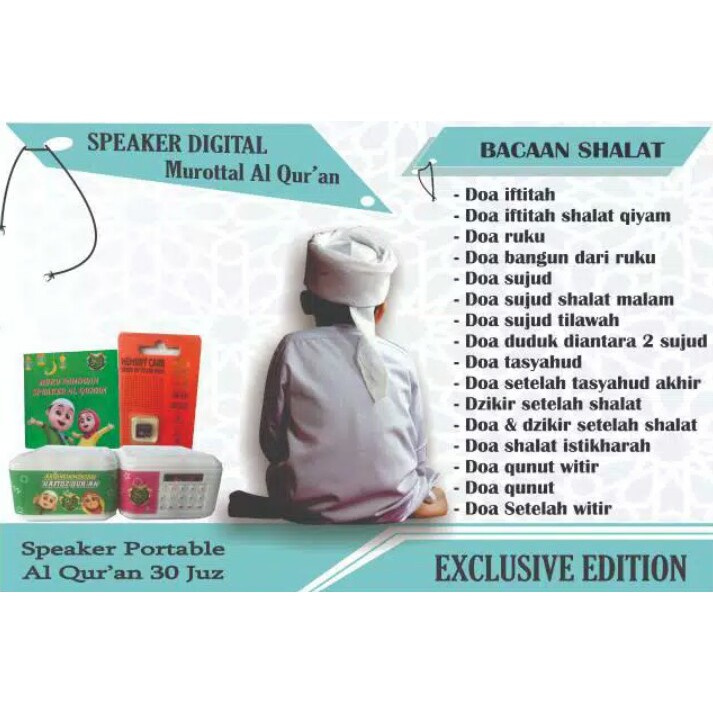 SPEAKER MUROTTAL ALQUR'AN SPEAKER HAFIDZ SPEAKER HAFID SPEAKER QURAN 16GB TERMURAH TERLENGKAP