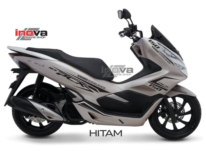 STRIPING PCX STICKER PCX - PUTIH NICE ONE STIKER PCX MERAH PUTIH