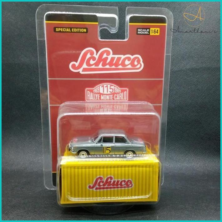 Ac - Schuco 1/64 Chase Bmw 2002 - Rally Monte Carlo 1969