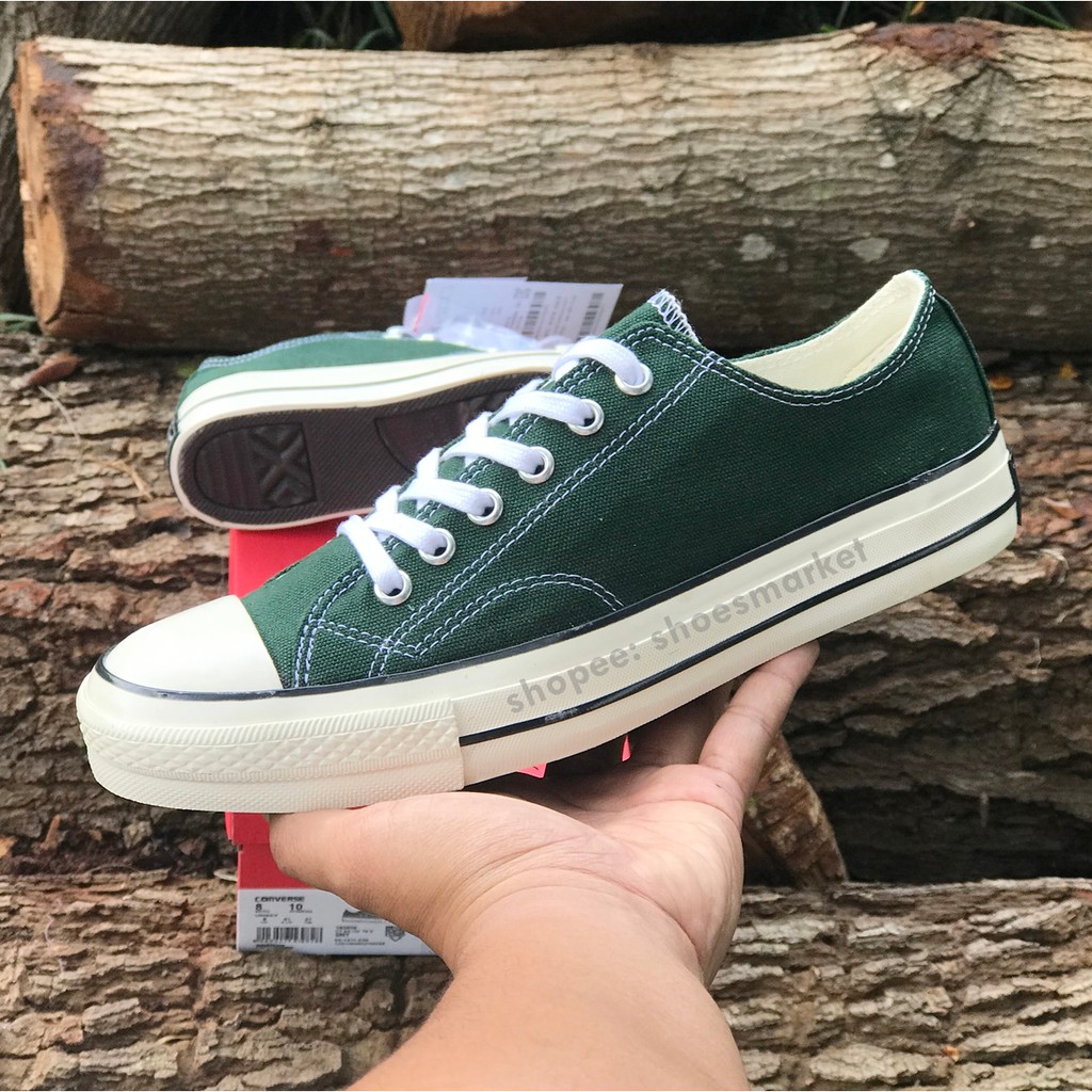 SEPATU CONVERSE 70S LOW GREEN HERBAL ALL STAR CHUCK TAYLOR OBRAL MURAH