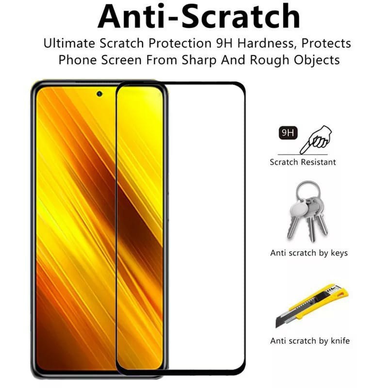 PROMO Paket 2in1 Tempered Glass XIAOMI POCO X3 NFC X3/ POCO M3 Anti Gores Kaca Pelindung Kamera Belakang