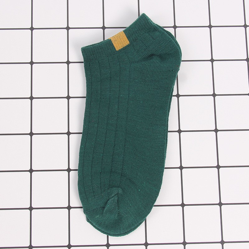 【CT】Kaos Kaki Polos 6 Garis Unisex Fashion Wanita/Pria Kaos Kaki  Murah #kk 16-Hijau