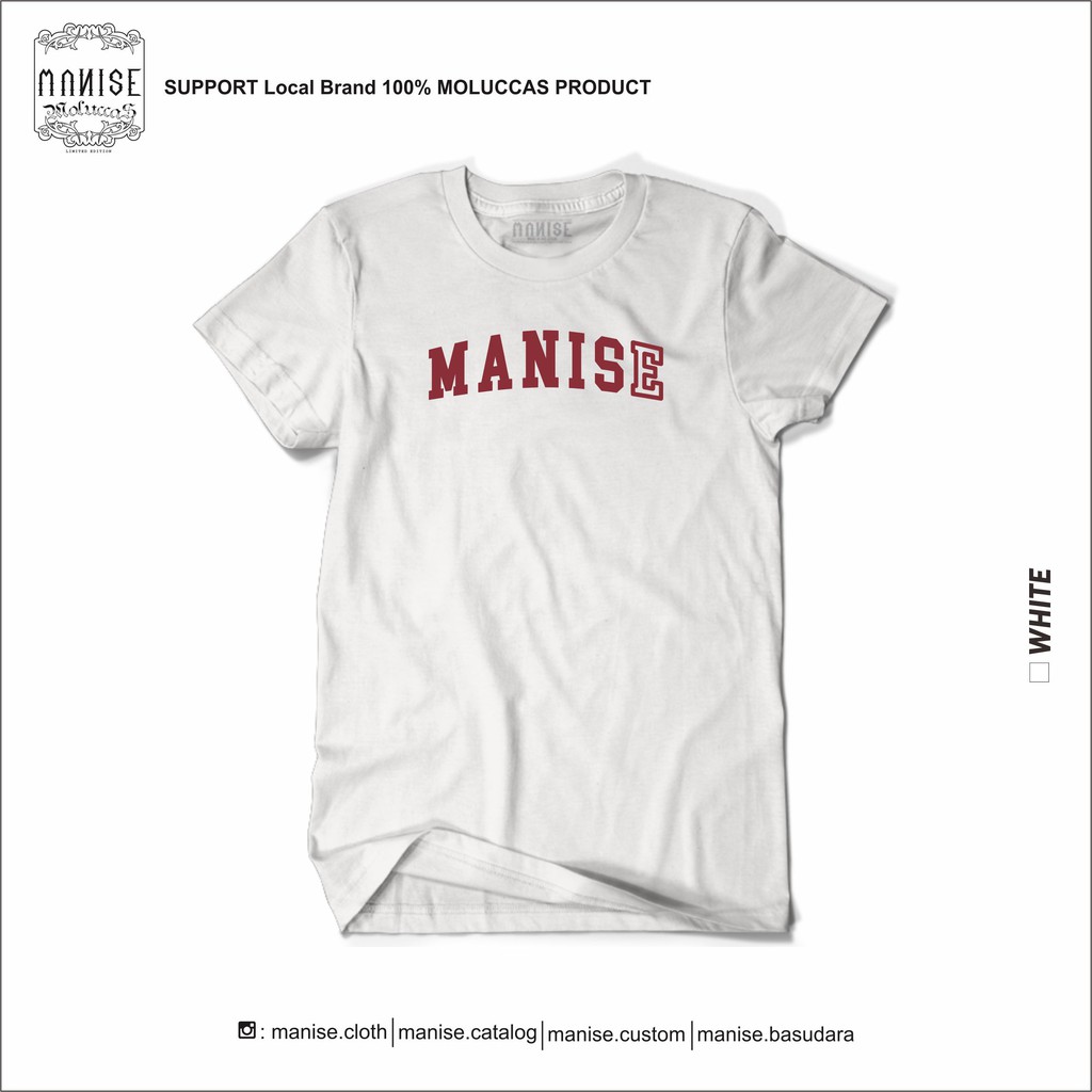 MANISE.cloth | MANISE maroon - KAOS AMBON-MALUKU