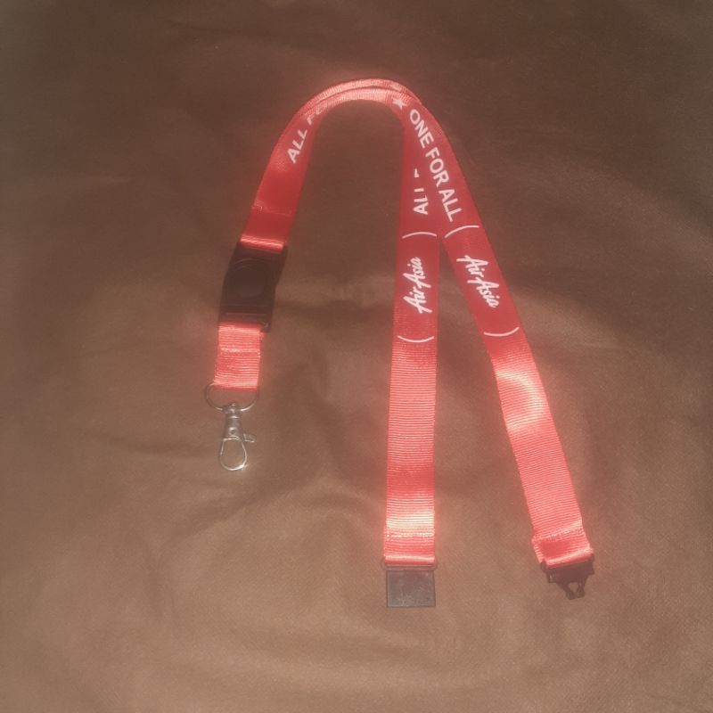 

Lanyard sablon Air asia all for one