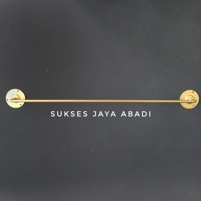 Gantungan Baju Gold Display Dinding Display Tembok Tiang Baju