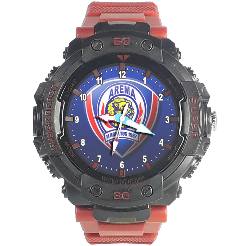 Jam Tangan  AREMA MOTIF 2 Bagus