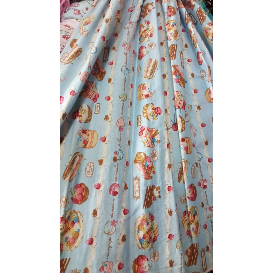 Katun Jepang Motif Anak Cupcake